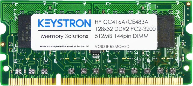 512MB 144pin DDR2 x32 Memory DIMM for HP LaserJet Enterprise 600 Printer M601 Series M601n, M601dn